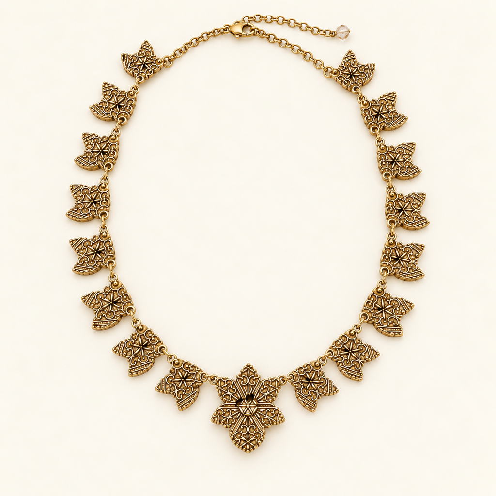 Ocean Bloom Statement Necklace