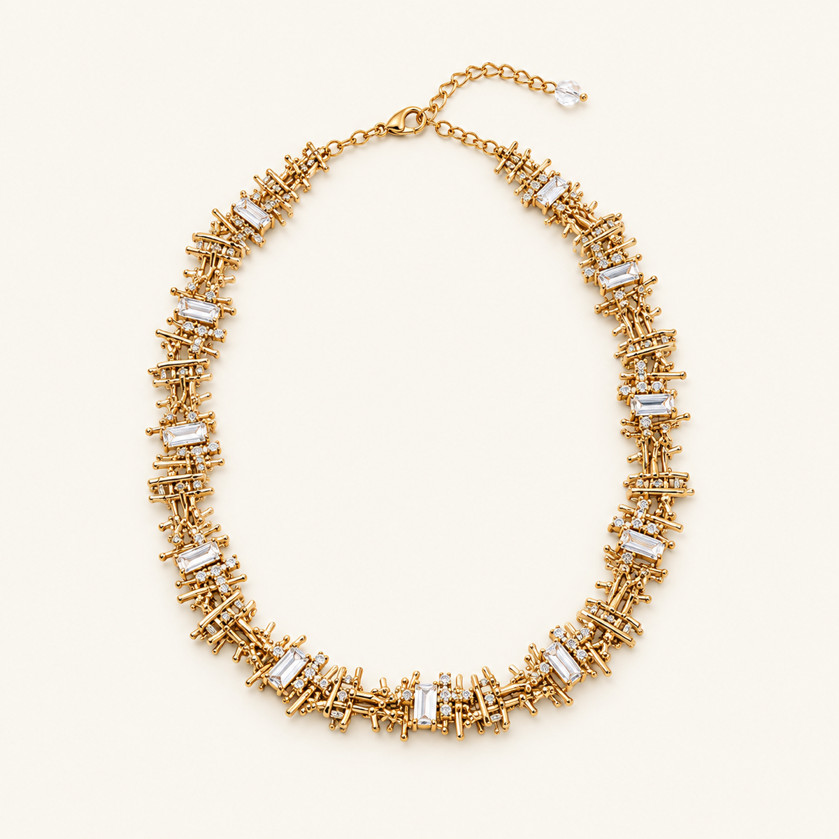 Aurelia Crystal Collar Necklace