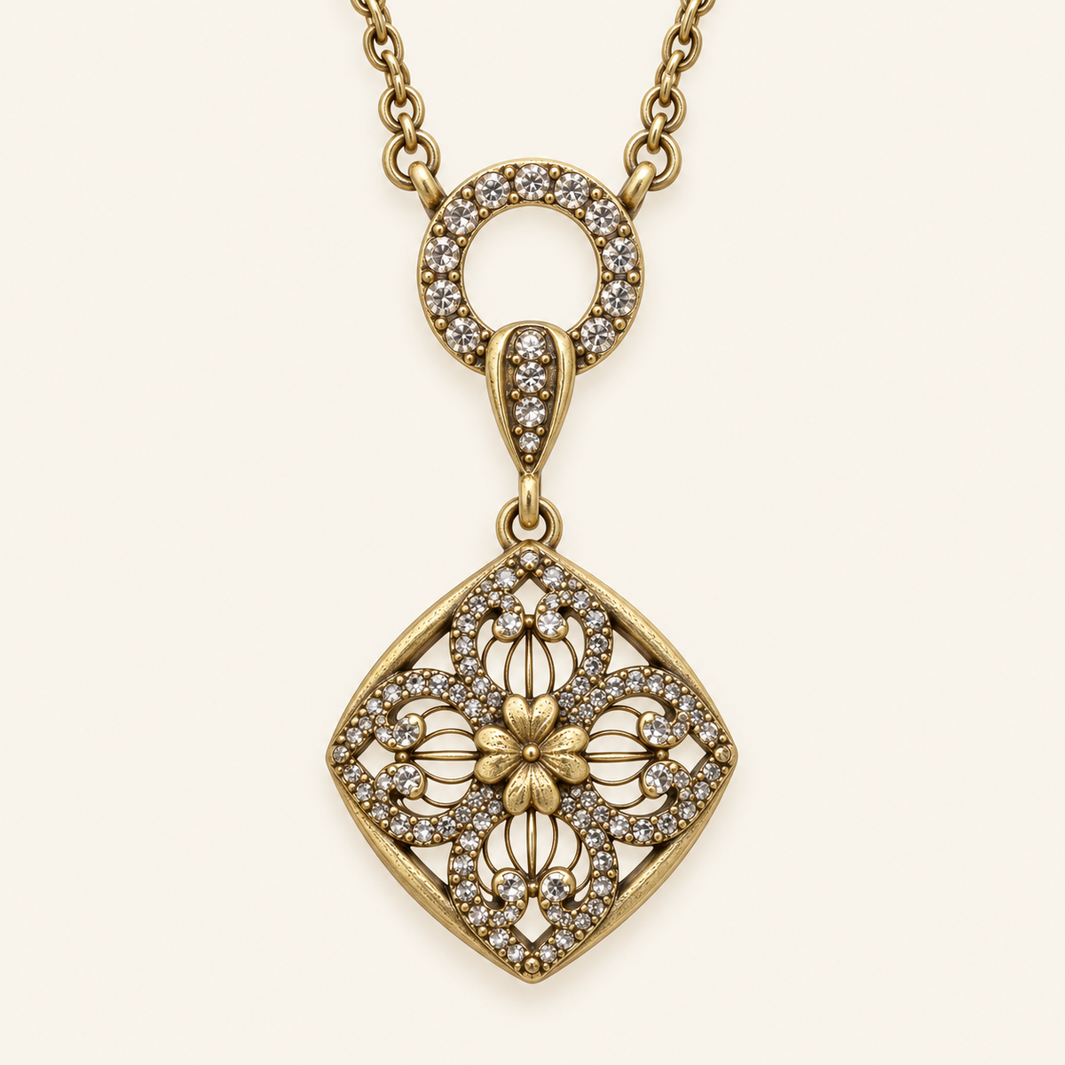 Aurelia Filigree Pendant Necklace