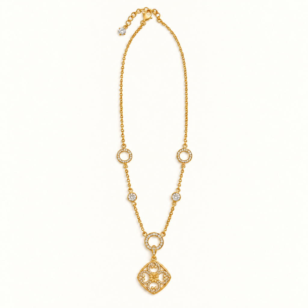 Aurelia Filigree Pendant Necklace