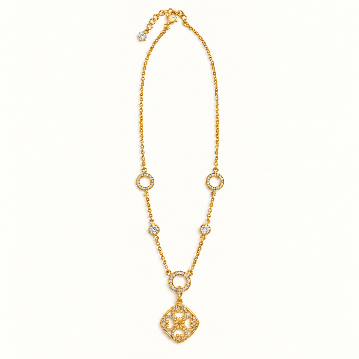 Aurelia Filigree Pendant Necklace