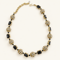 Noir Orbit Statement Necklace