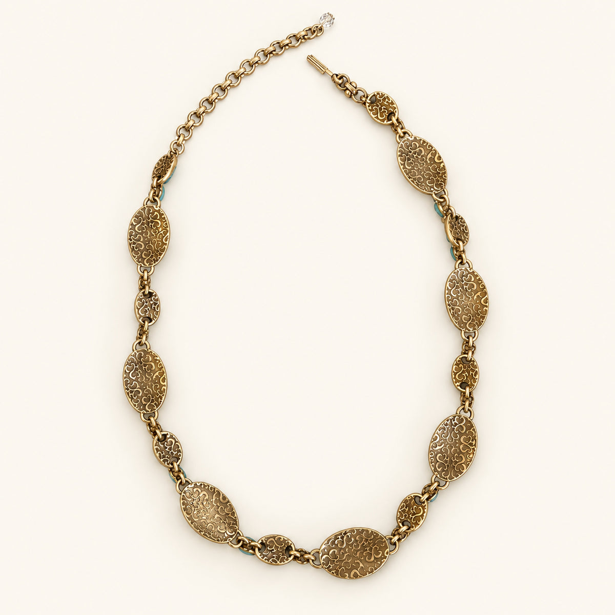 Azure Mosaic Statement Necklace