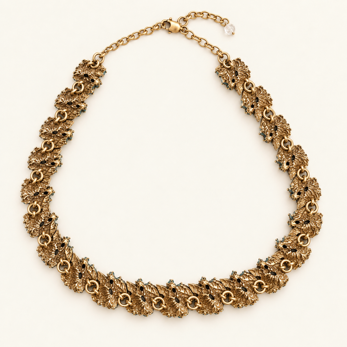 Turquoise Mosaic Statement Necklace